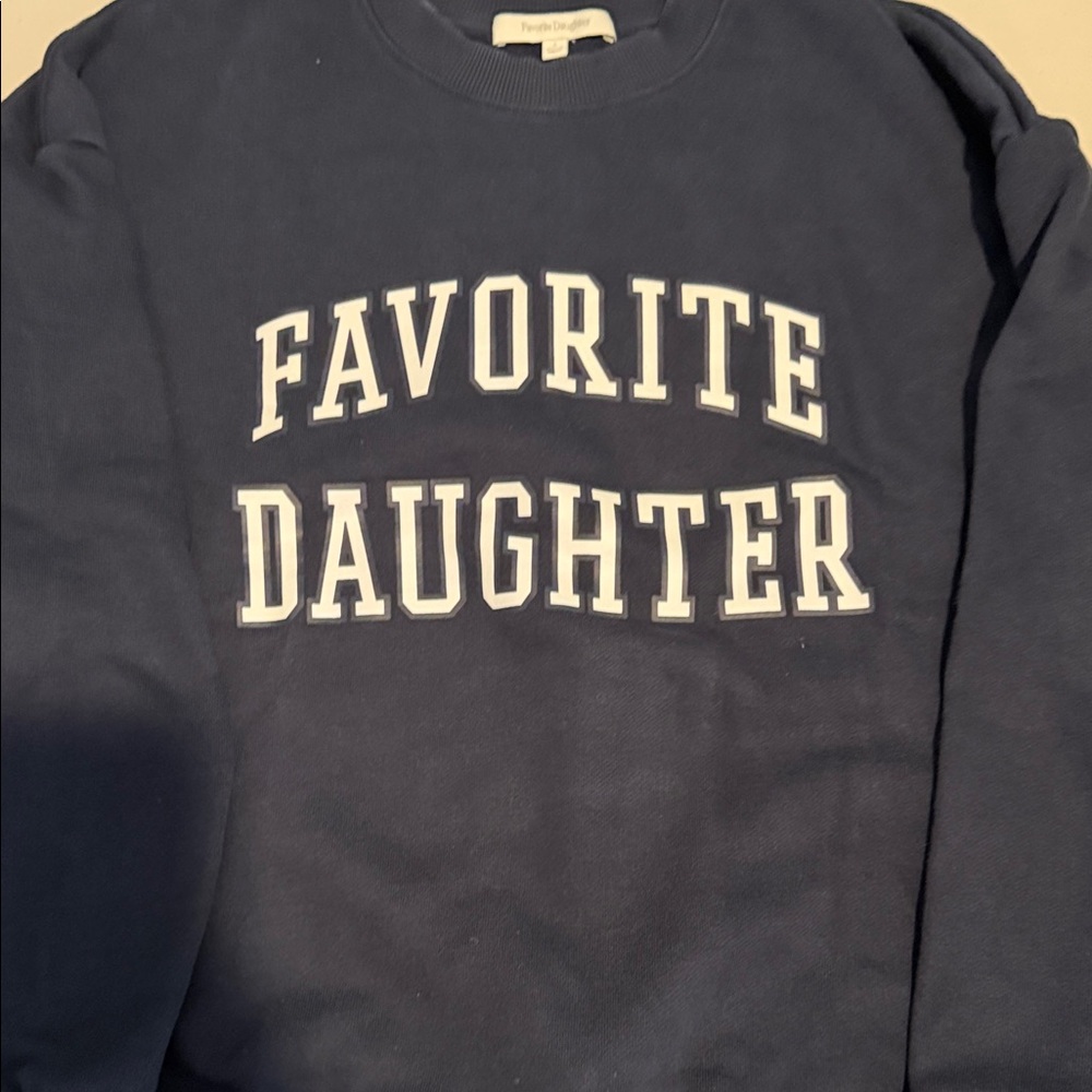 Favorite Daughter Navy Pullover Sweatshirt